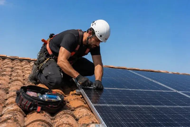 Maintenance et monitoring de panneaux solaires à Reilhanette
